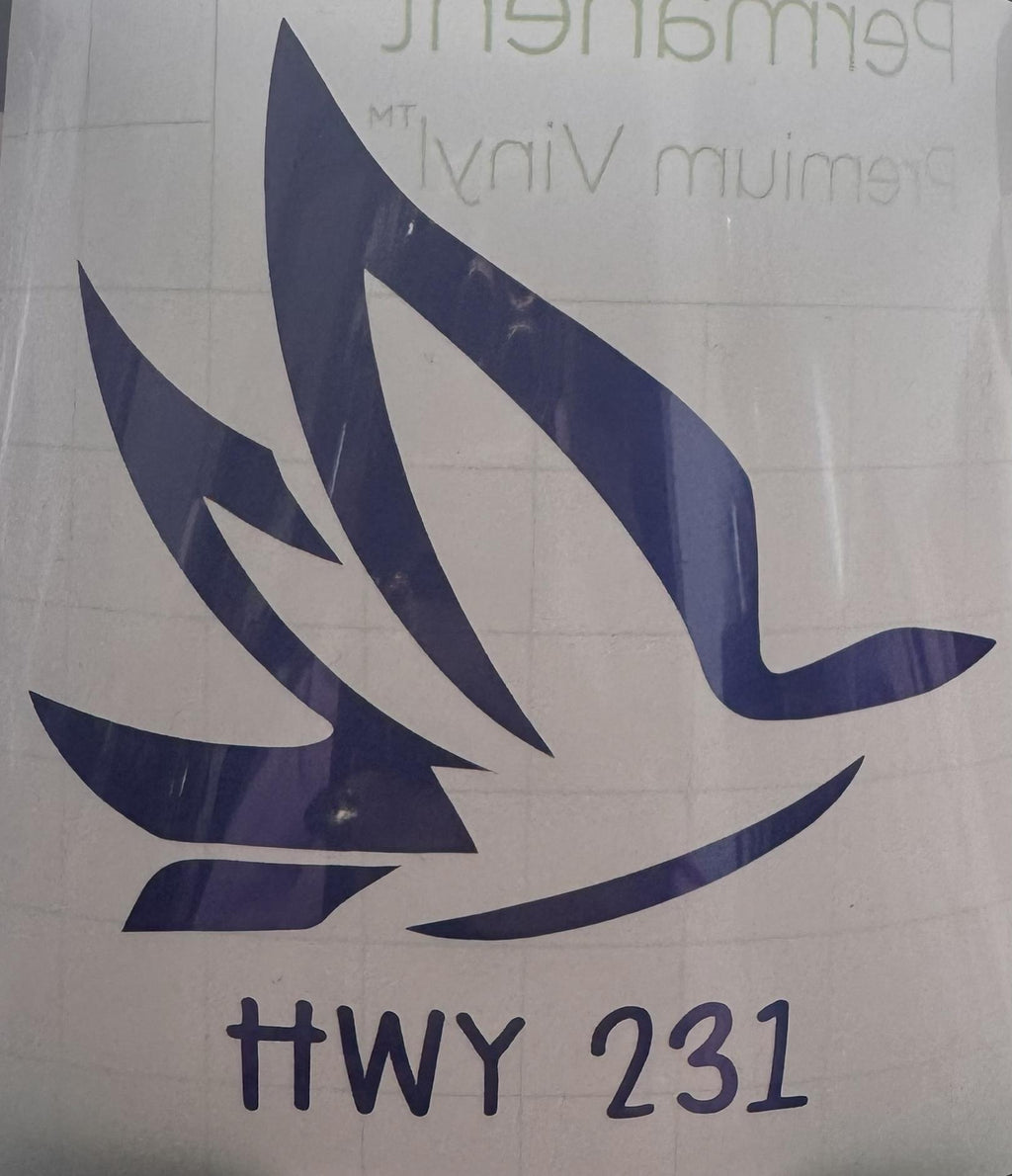 HWY 231 Dove Church Sticker / Vinyl Decal