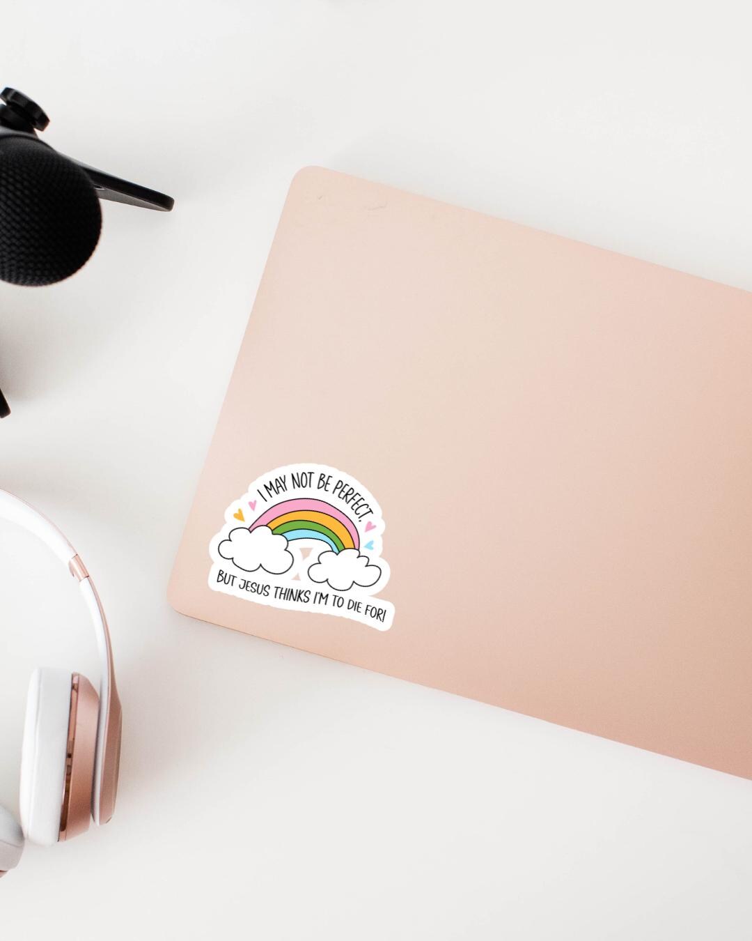Christian Rainbow Sticker | Inspirational Vinyl Decal
